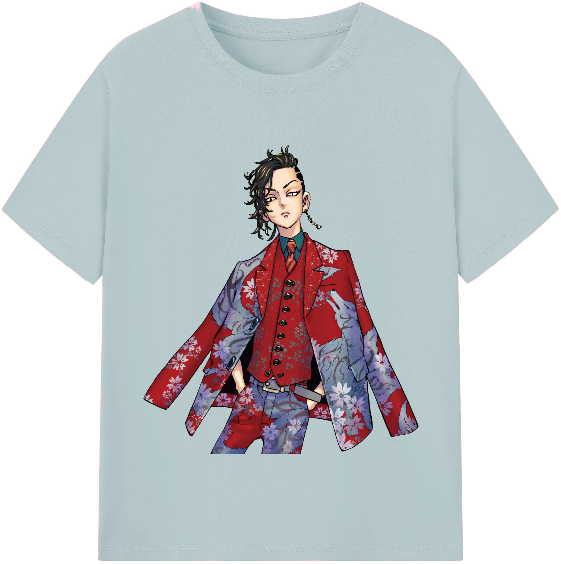 （画像用） 東京リベンジャーズ Tokyo Revengers 綿100％半袖Tシャツ（フロントプリント）